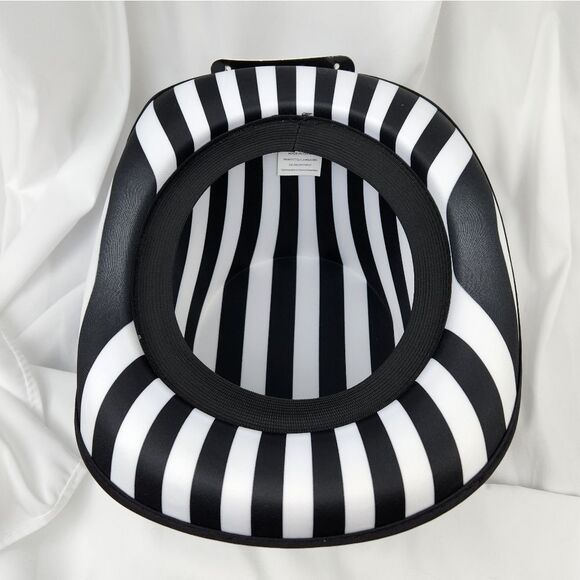 ?️NWT Black & White Striped Unisex Top Hat main image 9